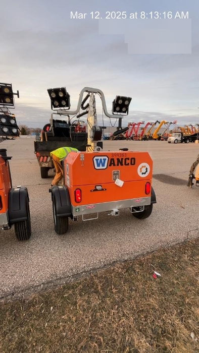 2024 Wanco WLTT-4MM4K Diesel, Deep Sea Controller, Shore Power Plug, Auto Start, (4) 350W LED Floodlights, 4kW Generator, 60 Gal Fuel Tank, 2" Ball, T3