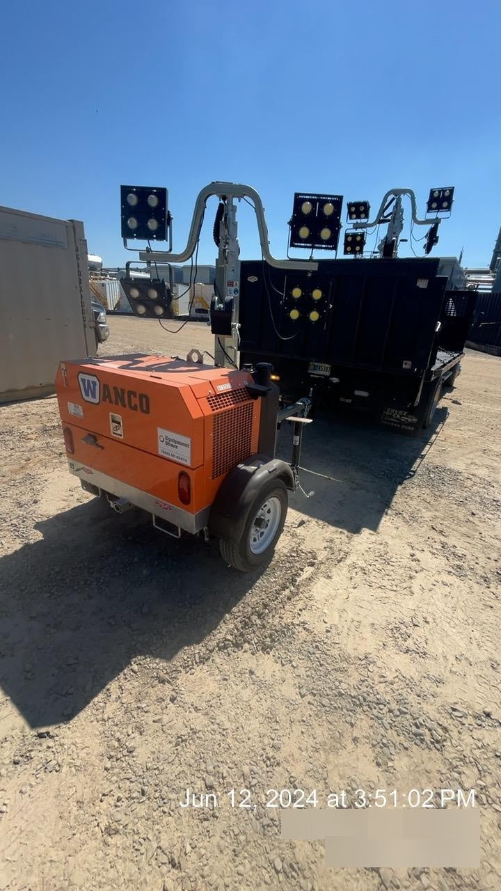 2024 Wanco WLTT-4MM4K Diesel, Deep Sea Controller, Shore Power Plug, Auto Start, (4) 350W LED Floodlights, 4kW Generator, 60 Gal Fuel Tank, 2" Ball, T3