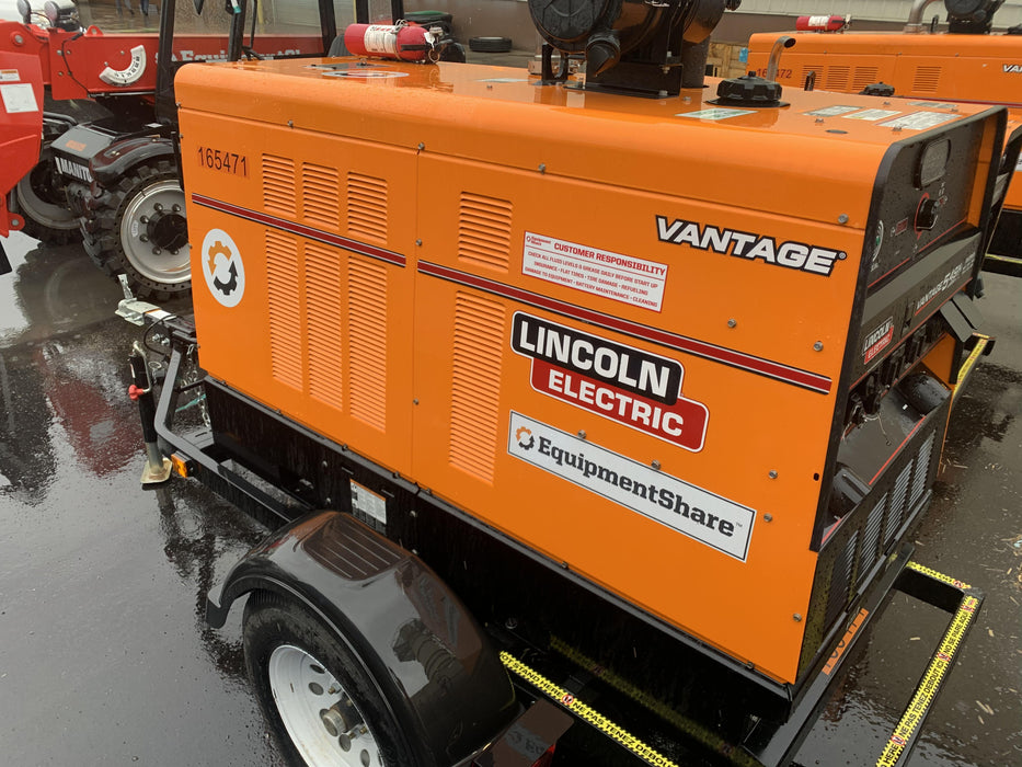 2021 Lincoln Electric Vantage 549X Ready Pak 3, ORANGE (includes trailer, cable rack, fender light kit)