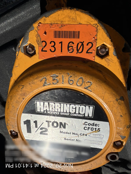 2022 HARRINGTON CF015-20