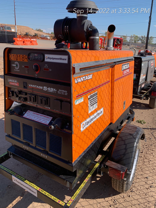2022 Lincoln Electric Vantage 549X VANTAGE 549X READY-PAK 3