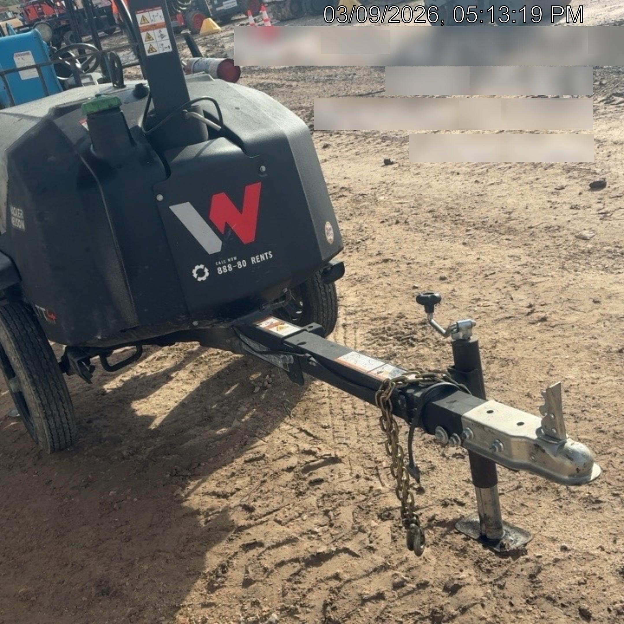 2024 Wacker Neuson LTT4 Diesel, Kohler KDW702, Deep Sea Controller, Auto Start, LED 320W, Bypass Outlet, T3