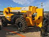2019 JCB 510-56 Open ROPS, 74 HP, Solid Tires, Worklights, Beacon, Aux Hydraulics, Lifting Eye 66" Carriage/60" Forks