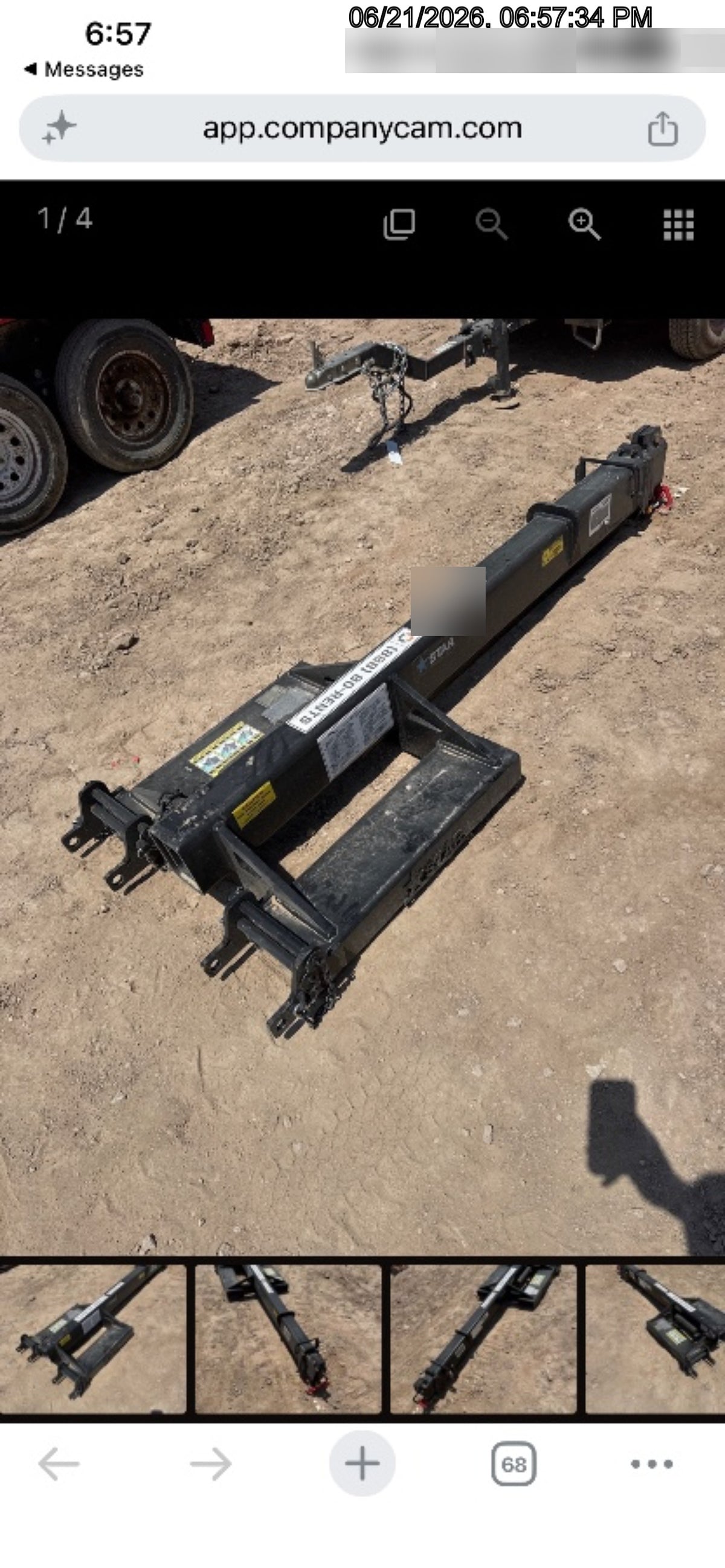 2026 STAR INDUSTRIES M1360B - Star JIB Boom