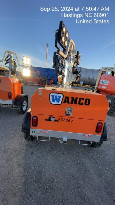 2024 Wanco WLTT-4MM4K Diesel, Deep Sea Controller, Shore Power Plug, Auto Start, (4) 350W LED Floodlights, 4kW Generator, 60 Gal Fuel Tank, 2" Ball, T3