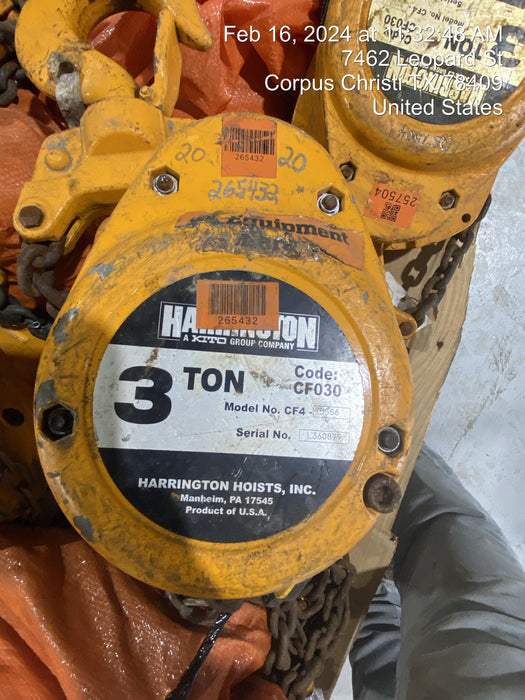 2022 HARRINGTON CF030-20