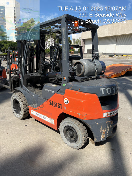 2022 TOYOTA 8FGU25 LP w/ Scale