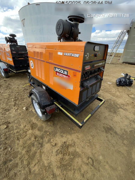 2021 Lincoln Electric Vantage 549X Ready Pak 3, ORANGE (includes trailer, cable rack, fender light kit)
