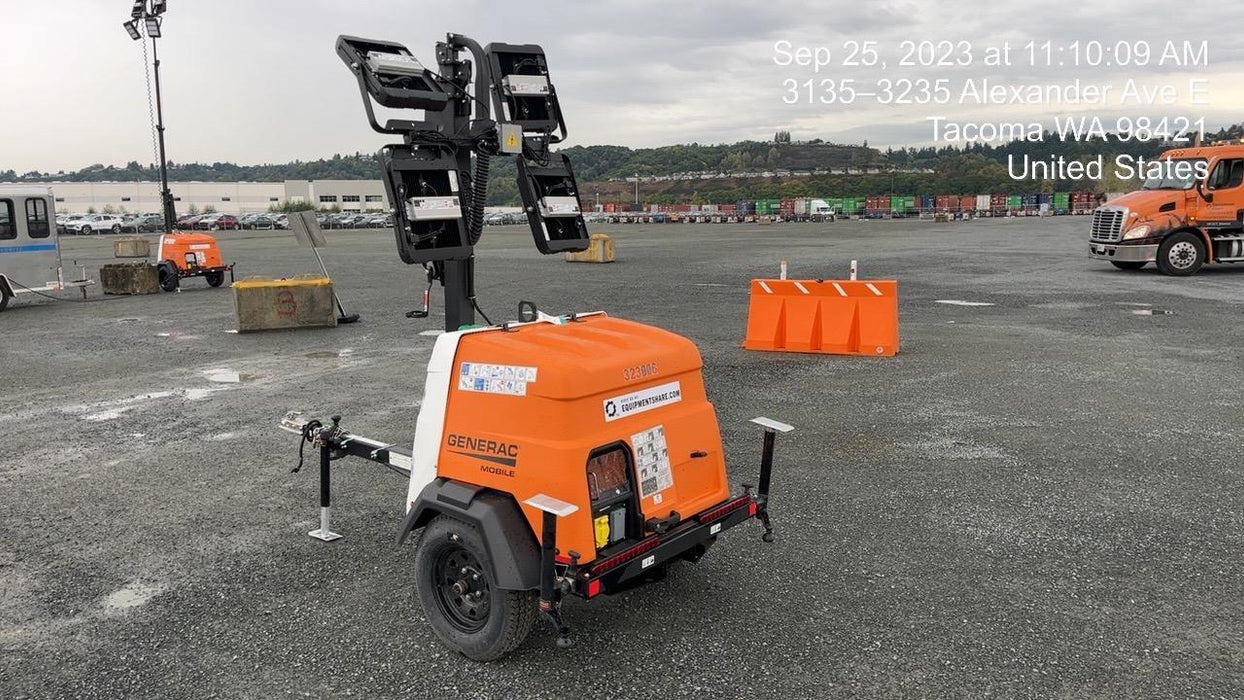 2023 Generac MLT2 Diesel, Flex Switch 120V Input, Powerzone Controller, (4) 320W LED Lights, 4kW Generator, 39.9 Gal Fuel Tank, 2" Ball, T3