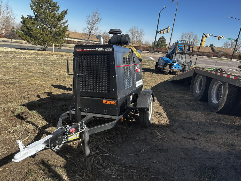 2021 Lincoln Electric Air Vantage 566 Air Vantage 566X Ready Pak 3 (includes trailer, cable rack, fender light kit); no telematics