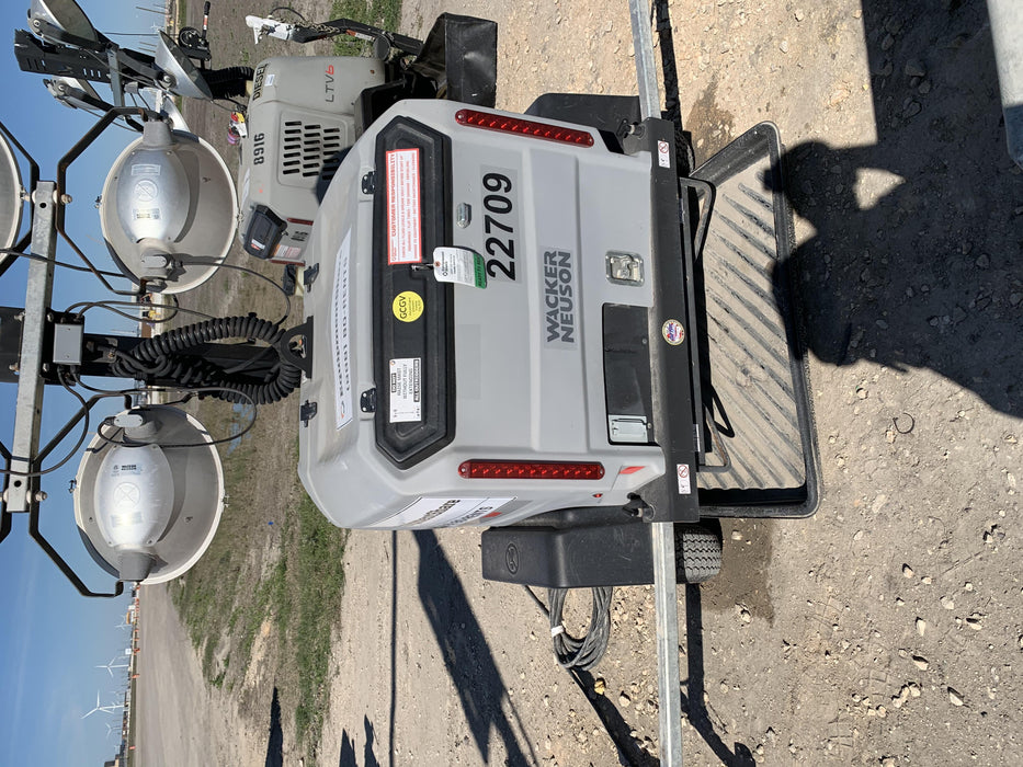2019 Wacker Neuson LTV6L-MH Wacker Neuson LTV6L Mobile Light Tower w/Fuel Level Sensor Installed
