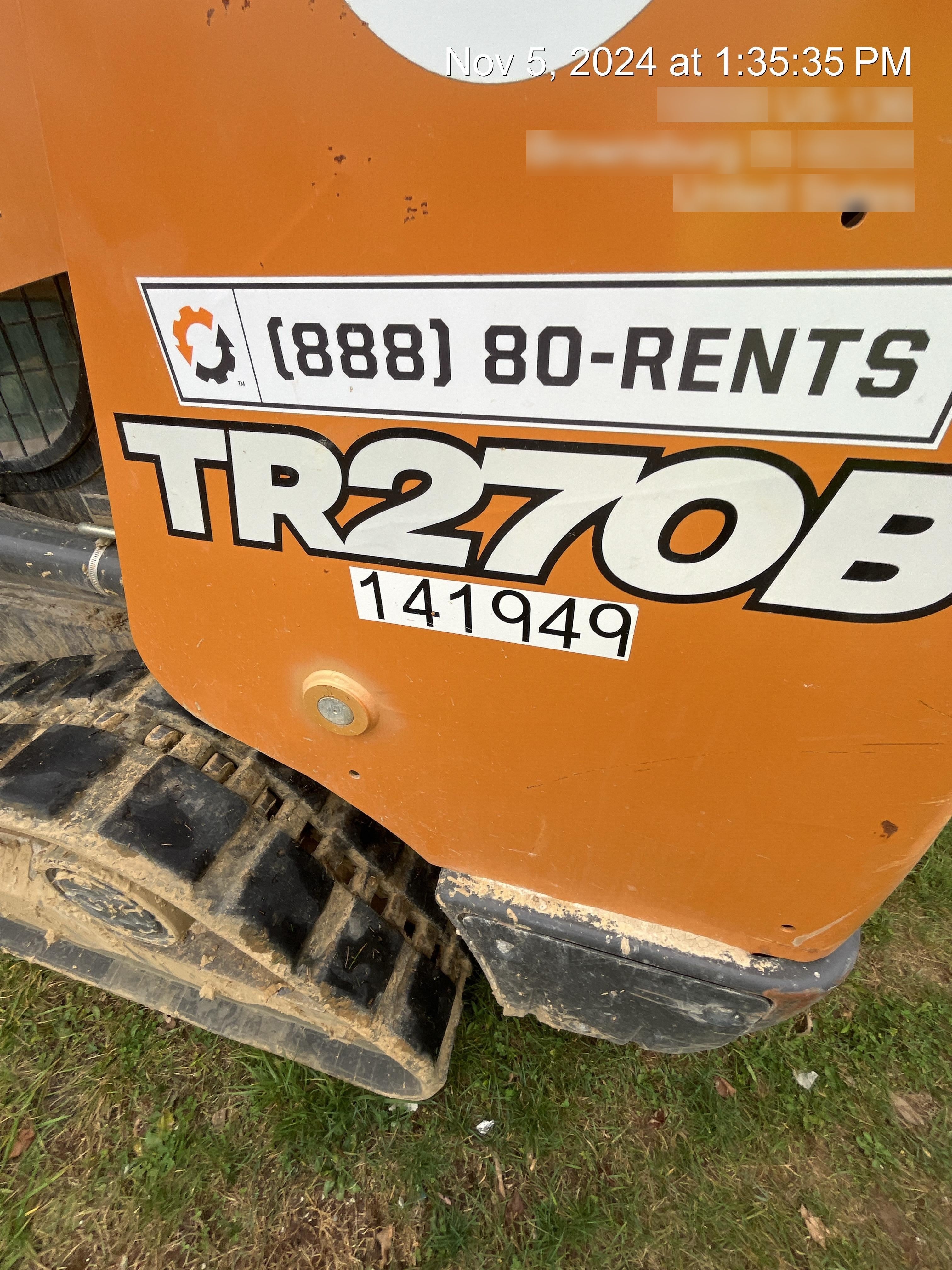 2021 CASE TR270B