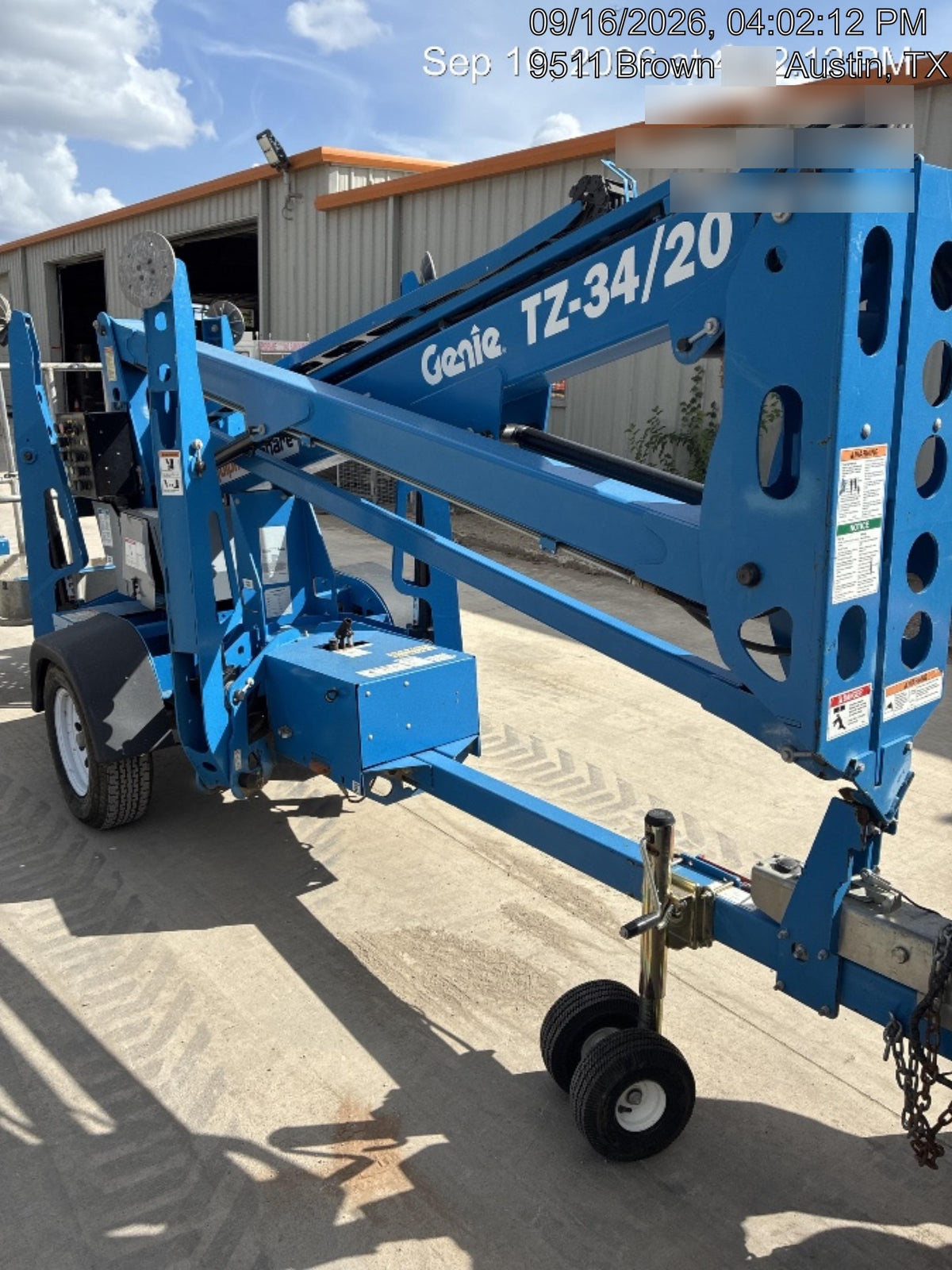 2018 GENIE TZ-34/20 DC