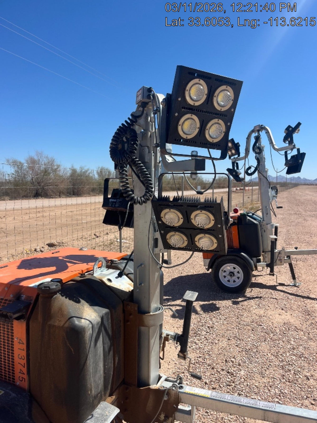 2024 Wanco WLTT-4MM4K Diesel, Deep Sea Controller, Shore Power Plug, Auto Start, (4) 350W LED Floodlights, 4kW Generator, 60 Gal Fuel Tank, 2" Ball, T3