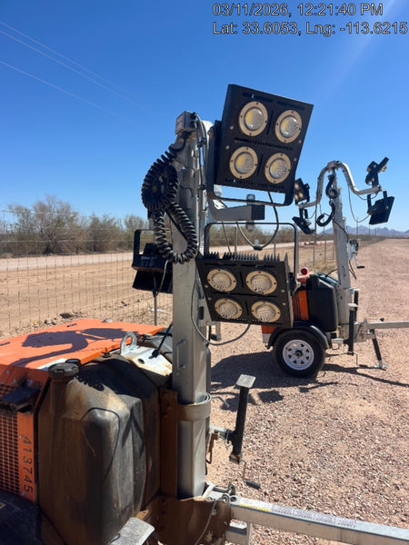 2024 Wanco WLTT-4MM4K Diesel, Deep Sea Controller, Shore Power Plug, Auto Start, (4) 350W LED Floodlights, 4kW Generator, 60 Gal Fuel Tank, 2" Ball, T3