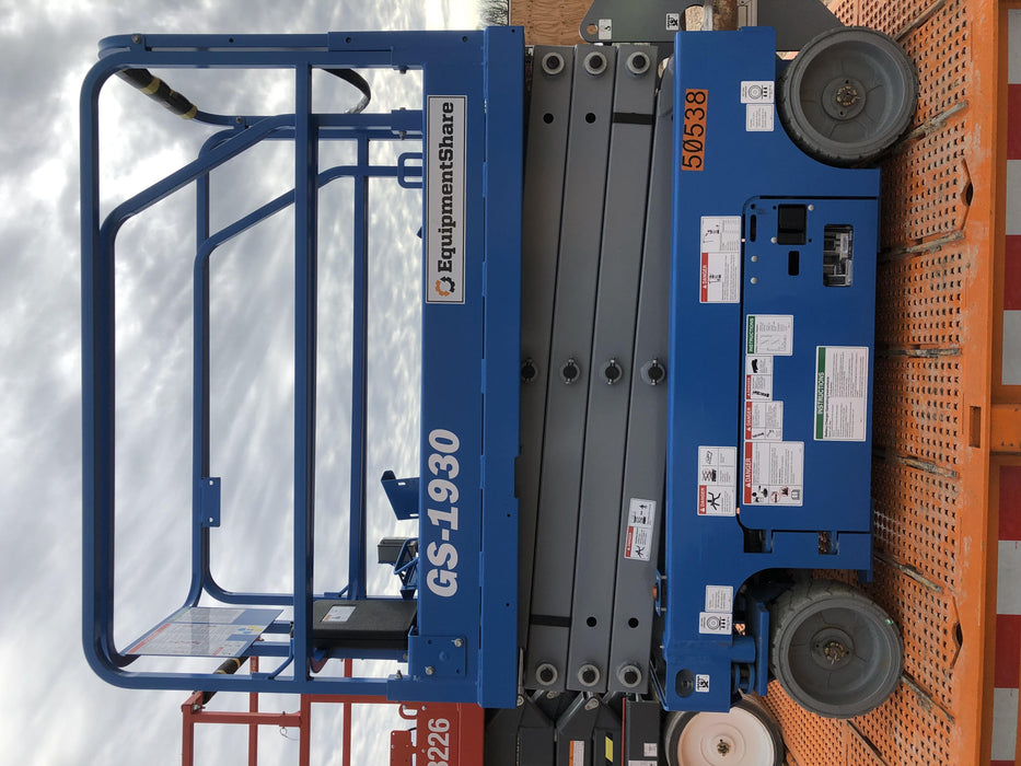 2019 Genie GS-1930 Fixed Rails with Chain Entry