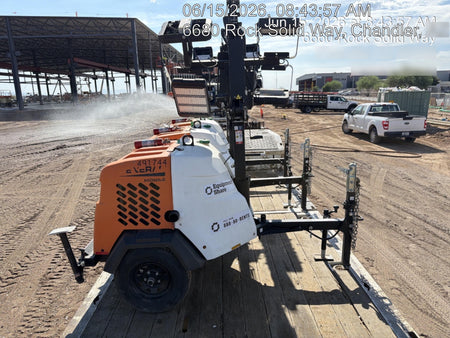 2025 Generac MLTS-4 Diesel, Mitsubishi L2E, 7.1 hp @1800 rpm, Flex Switch 120V Input, Powerzone Controller, (4) 320W LED Lights, 4kW Generator, 39.9 Gal Fuel Tank, 2" Ball, ES Decals