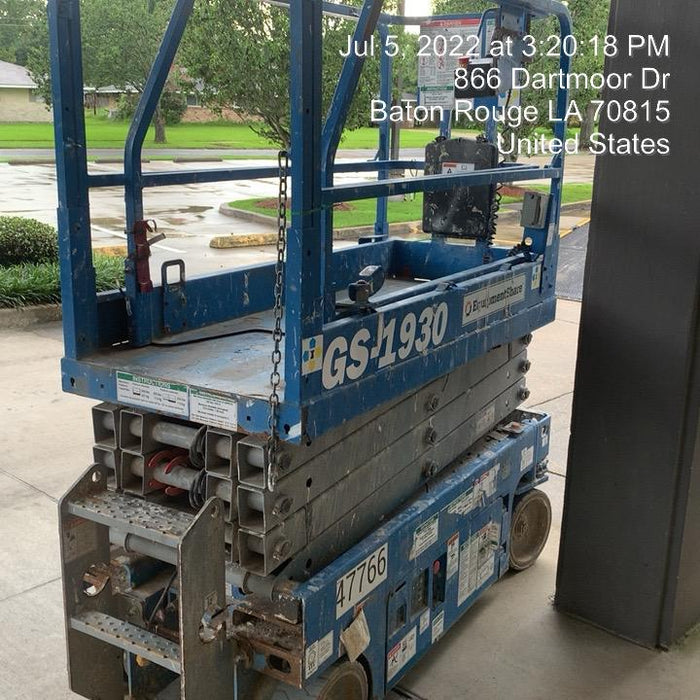 2019 Genie GS-1930 Fixed Rails with Chain Entry