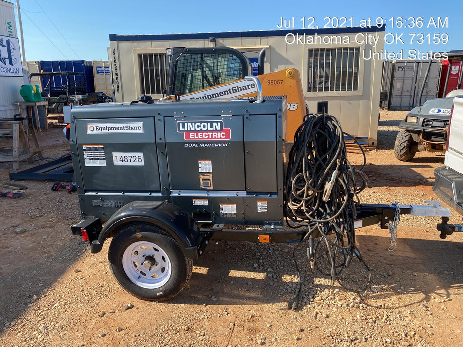 2021 Lincoln Electric Dual Maverick 200/200X Ready Pak 3 (includes trailer, cable rack, fender light kit)