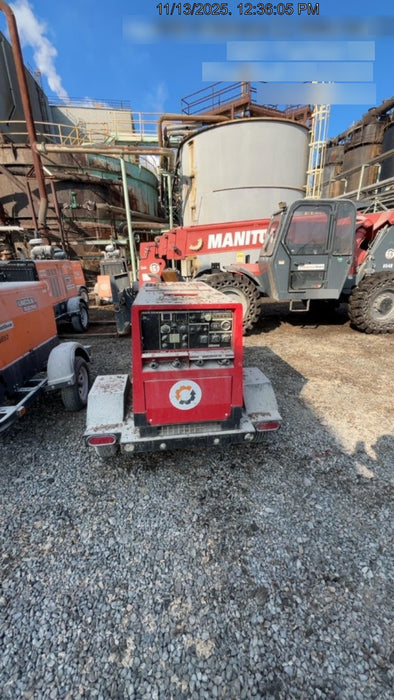 2023 Shindaiwa DGW400MDL Kubota D902 Engine, 23 HP, Dual Op Welder, Wire, Arc, Droop Stick, Tig, and CC Stick Functionality, Simulphase, 3 Phase and 1 Phase Gen Output, Single Axle NB Trlr, Slr Trckl Chrg 12V 12W, Fire Ext