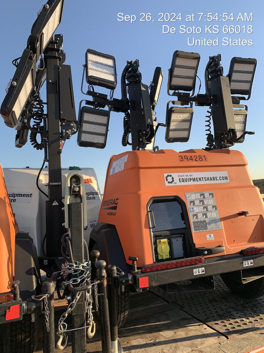 2024 Generac MLT2 Diesel, Flex Switch 120V Input, Powerzone Controller, 
(4) 320W LED Lights, 4kW Generator, 39.9 Gal Fuel Tank, 2" Ball, T3