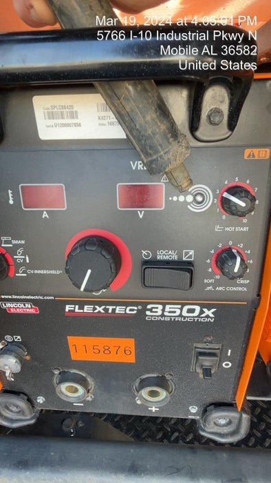 2020 LINCOLN ELECTRIC FLEXTEC 350X