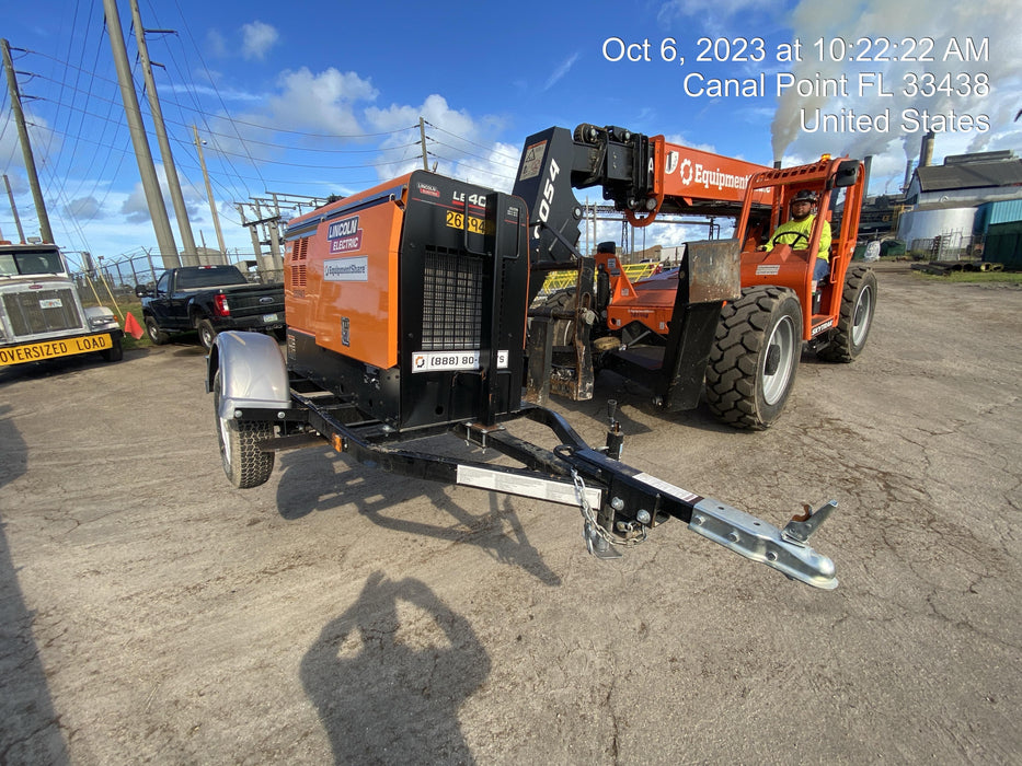 2022 Lincoln Electric LE400 Kubota V1505, Trlr, Cable Rack, Light Kit, ES Decals, T3