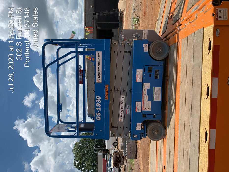 2020 Genie GS-1930 Fixed rails with chain entry gate - Pre A92.20