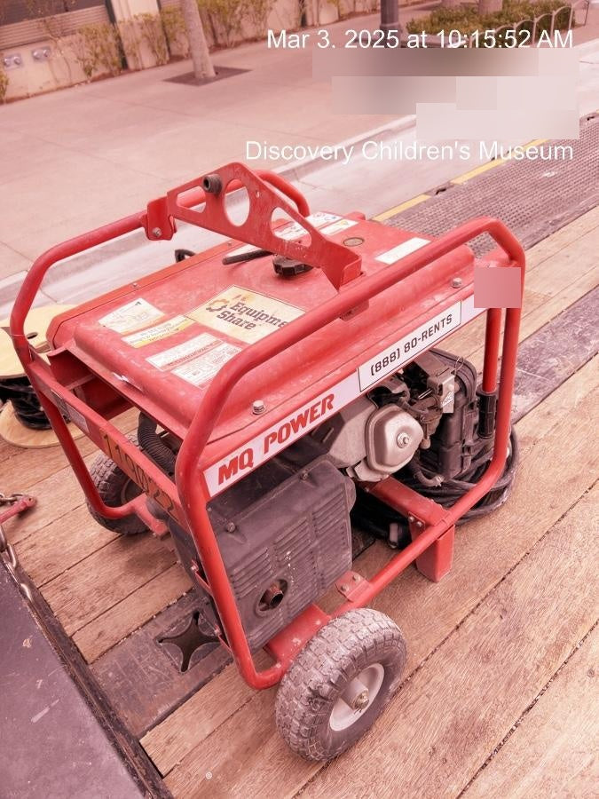 2020 Multiquip GA6HR Gen 6kW Honda GX340 GFCI Wheel Kit