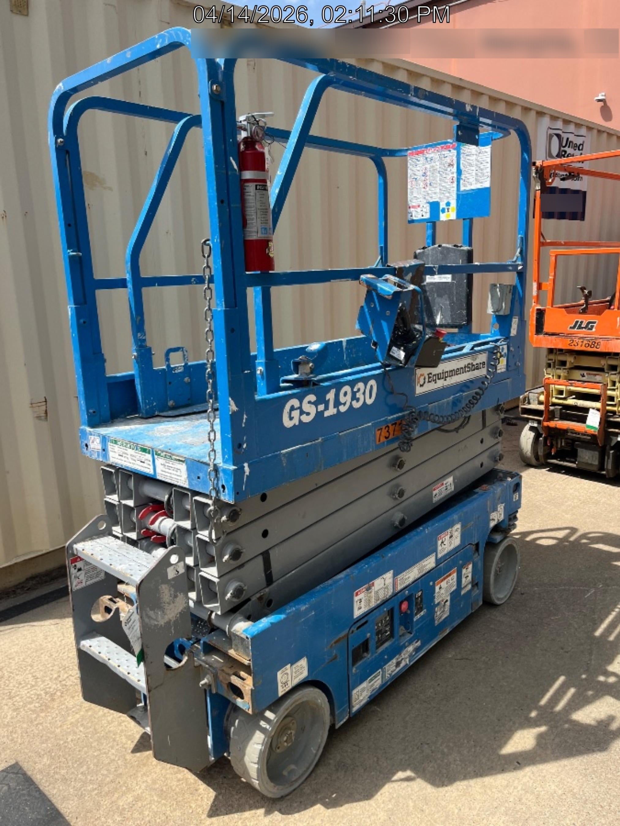 2020 Genie GS-1930 Fixed rails with chain entry gate - Pre A92.20