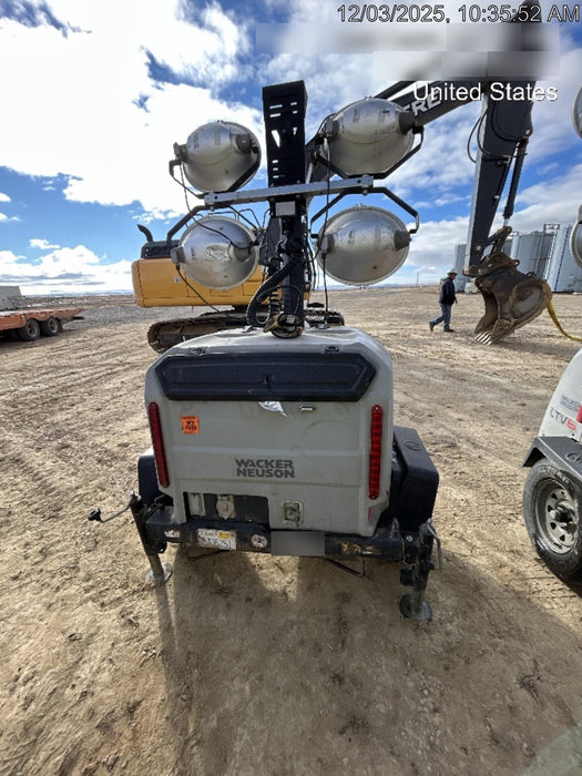 2019 Wacker Neuson LTV6L-MH Wacker Neuson LTV6L Mobile Light Tower w/Fuel Level Sensor Installed