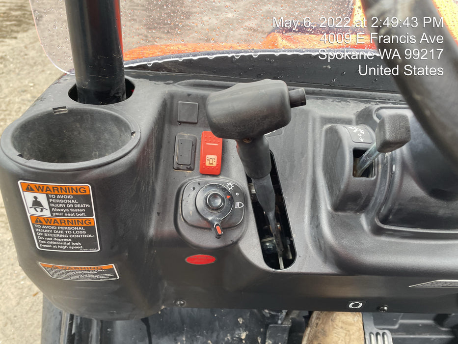 2021 Kubota RTV-X1140W-H Plastic Canopy, Windshield Acrylic Clear, LED Strobe Light, Wire Harness Kit, Back up Alarm