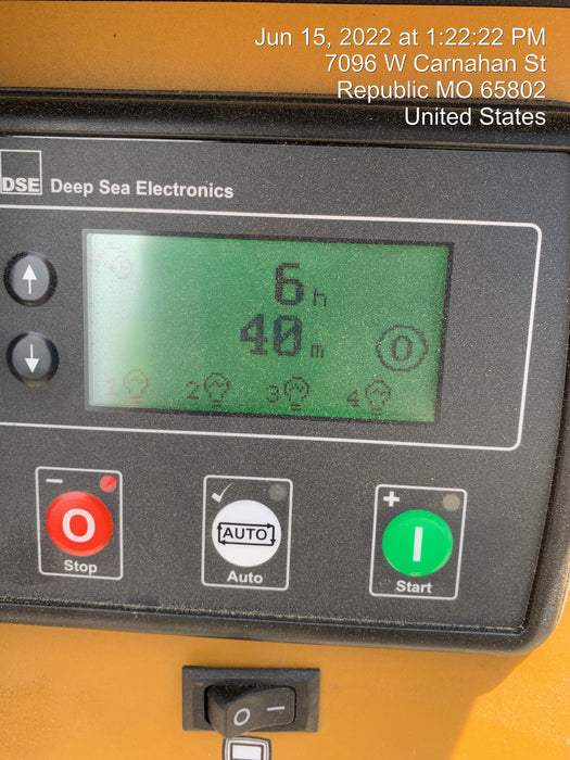 2022 Allmand NLV3GR (4) LED Light Fixture 350W, 23' Vertical Mast, 3kW Prime, Towable, Deep Sea L401, Leveling Jacks, Yanmar T4F 5.8hp