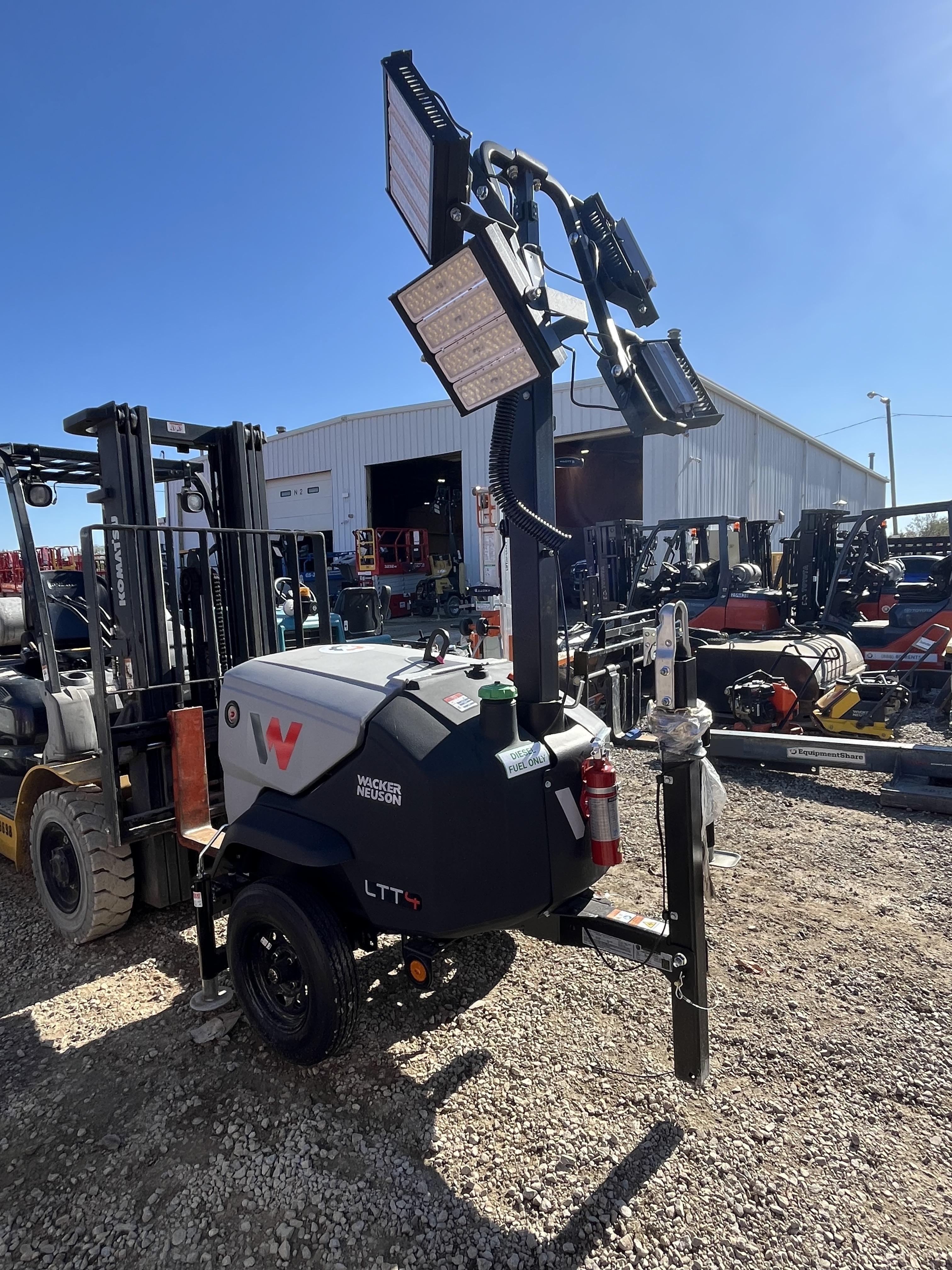 2024 Wacker Neuson LTT4 Diesel, Kohler KDW702, Deep Sea Controller, Auto Start, LED 320W, Bypass Outlet, T3
