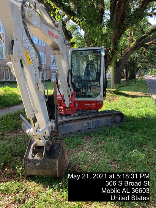2020 Takeuchi TB250-2C Cab/Heat/Air, Rubber Tracks, Manual TAG QC