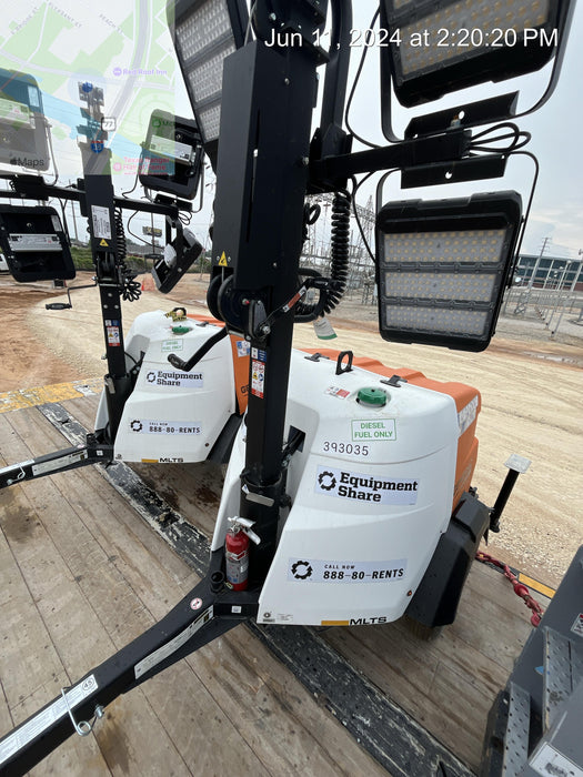 2024 Generac MLT2 Diesel, Flex Switch 120V Input, Powerzone Controller, 
(4) 320W LED Lights, 4kW Generator, 39.9 Gal Fuel Tank, 2" Ball, T3