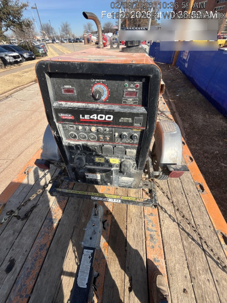 2022 Lincoln Electric LE400 Kubota V1505, Trlr, Cable Rack, Light Kit, ES Decals, T3