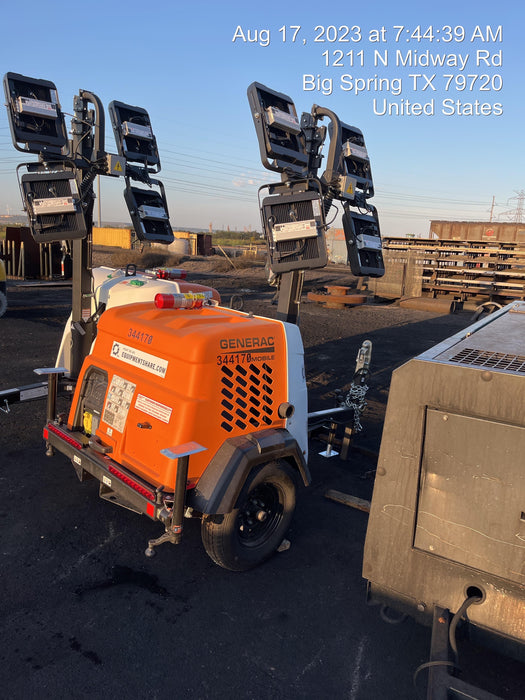 2023 Generac MLT2 Diesel, Flex Switch 120V Input, Powerzone Controller, (4) 320W LED Lights, 4kW Generator, 39.9 Gal Fuel Tank, 2" Ball, T3