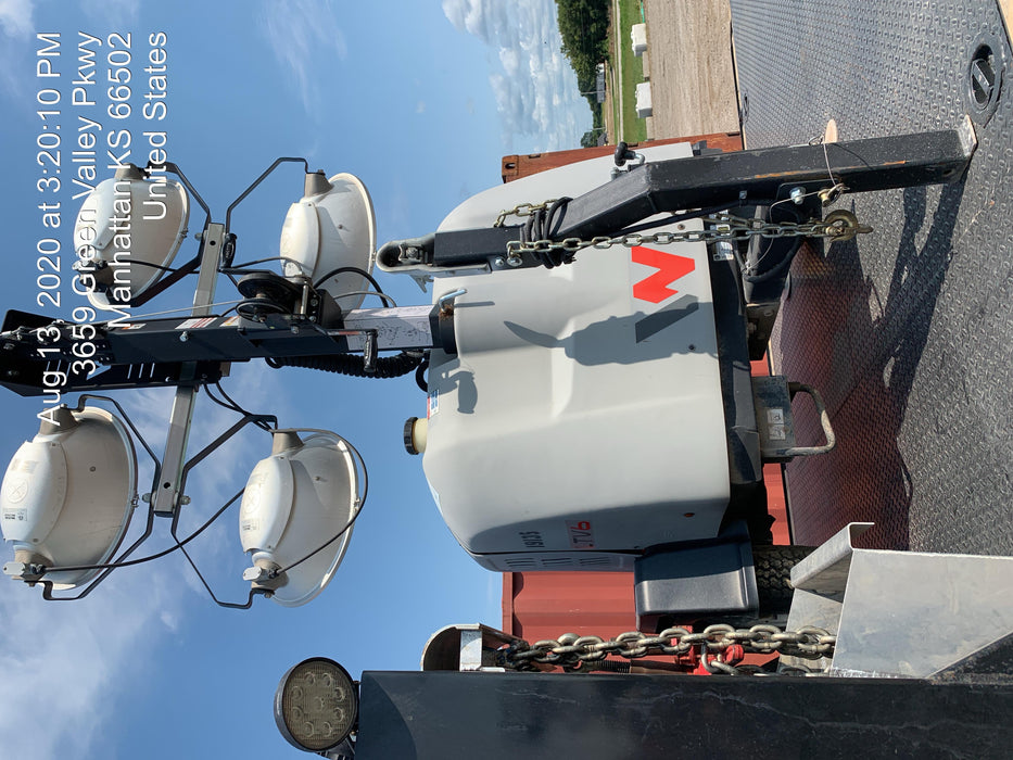 2018 Wacker Neuson LTV6L-MH Wacker Neuson LTV6L Mobile Light Tower w/Fuel Level Sensor Installed