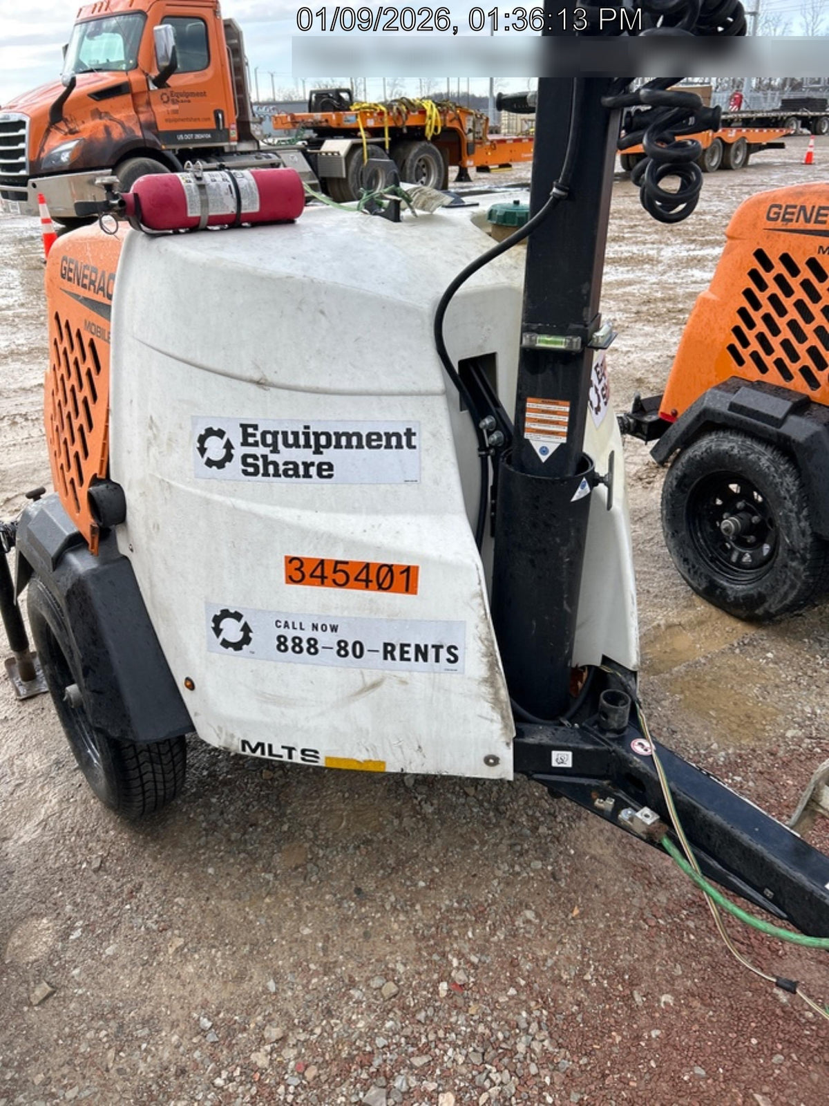 2023 Generac MLT2 Diesel, Flex Switch 120V Input, Powerzone Controller, (4) 320W LED Lights, 4kW Generator, 39.9 Gal Fuel Tank, 2" Ball, T3