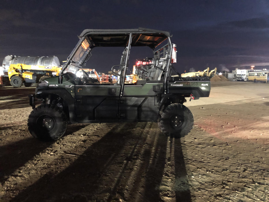 2019 Kawasaki Mule PRO-FXT Standard Options, Backup Alarm, Beacon, Plastic Hard Top, Poly Windshield, Horn Kit
