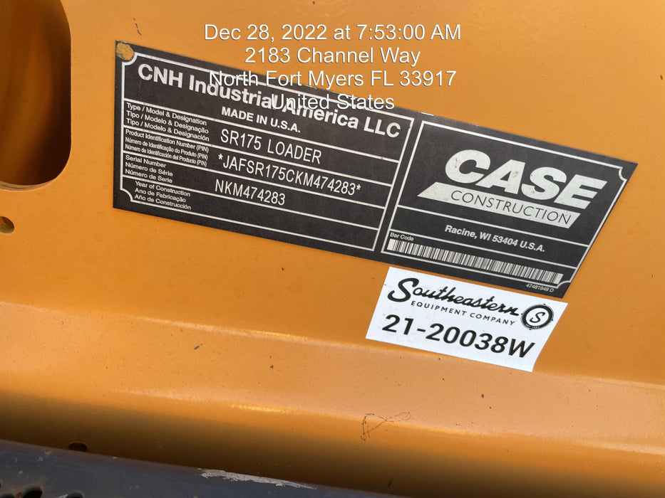 2019 CASE SR175