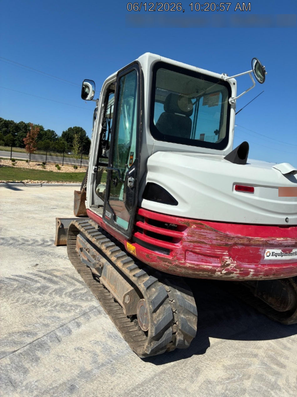 2019 Takeuchi TB290 Takeuchi TB290 Cab/Heat/AC w/Rubber Tracks, Auxiliary Hydraulics, Dozer Blade, Manual QC, 18/24/36" Buckets, Hydraulic Thumb Installed