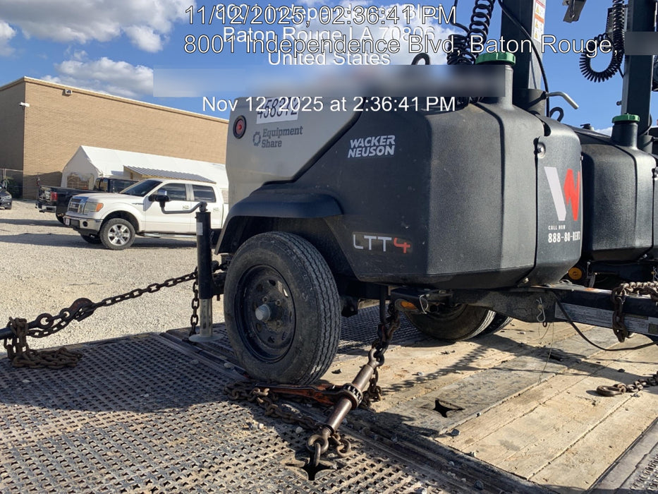 2024 Wacker Neuson LTT4 Diesel, Kohler KDW702, Deep Sea Controller, Auto Start, LED 320W, Bypass Outlet, T3