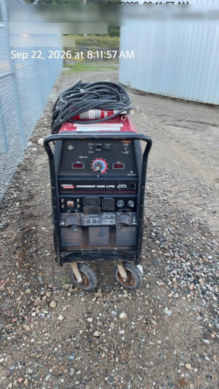 2024 Lincoln Electric Ranger 305 LPG Ranger 305 LPG, Undercarriage, Tank Holder & Strap, 10kw AC Gen, 25hp Kohler LPG Eng