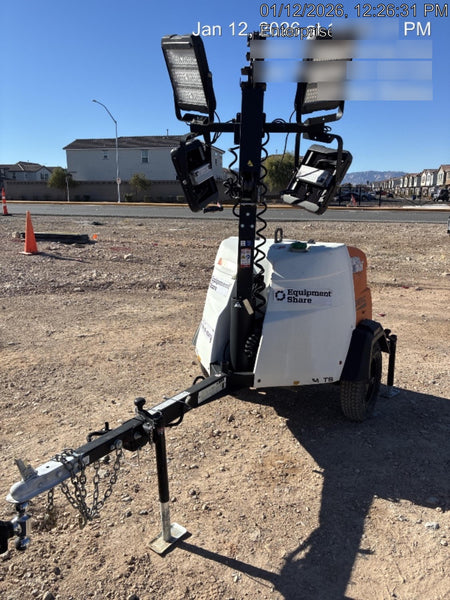 2023 Generac MLT2 Diesel, Flex Switch 120V Input, Powerzone Controller, 
(4) 320W LED Lights, 4kW Generator, 39.9 Gal Fuel Tank, 2" Ball, T3