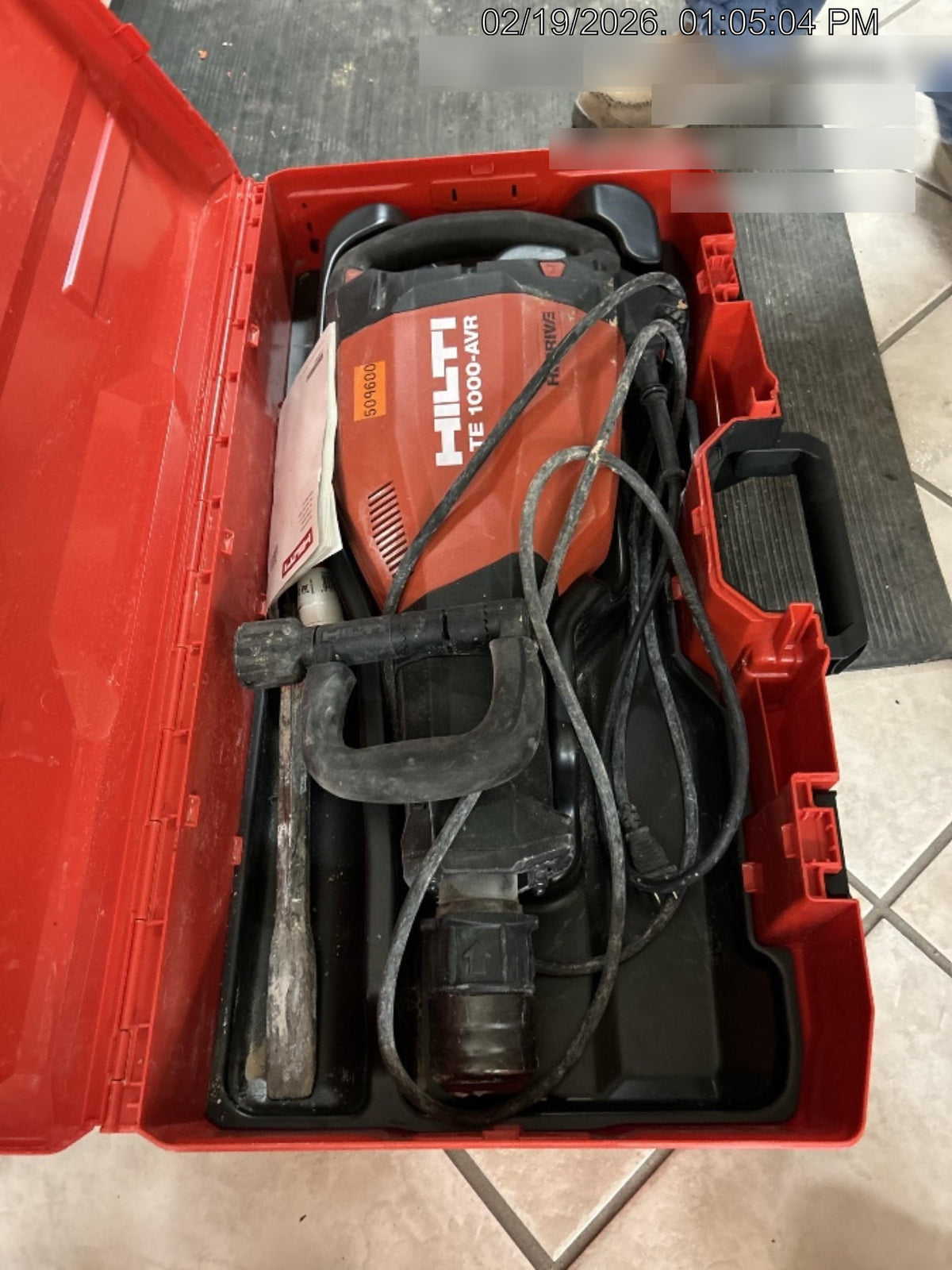 2025 HILTI TE 1000-AVR