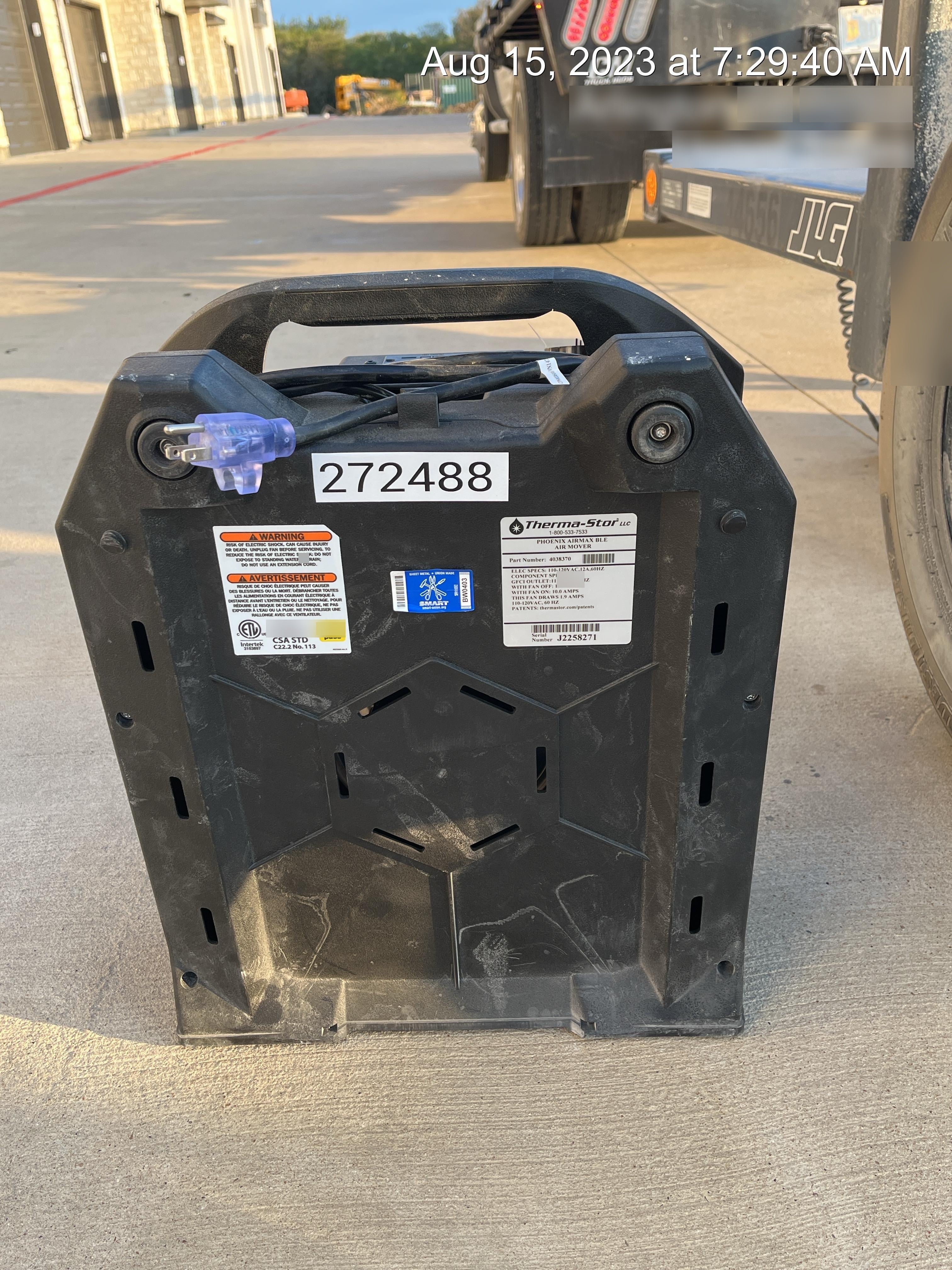 2022 PHOENIX AirMAX Radial Air Mover