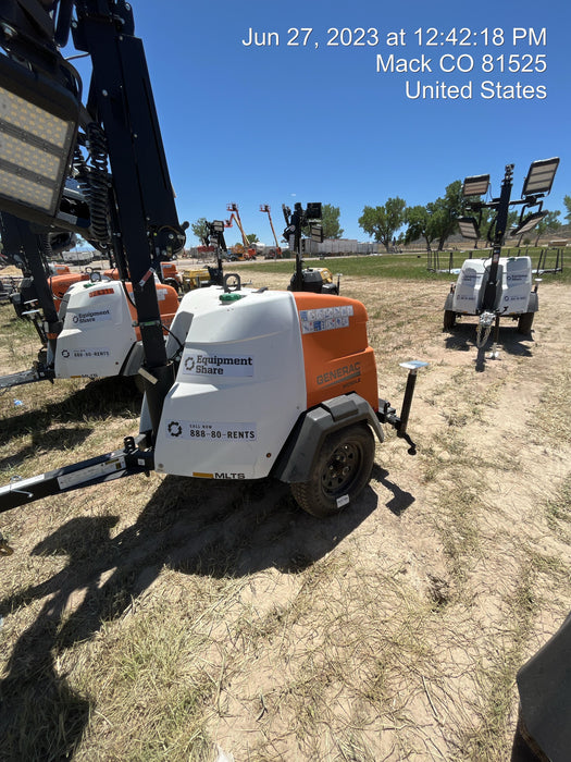 2023 Generac MLT2 Diesel, Flex Switch 120V Input, Powerzone Controller, (4) 320W LED Lights, 4kW Generator, 39.9 Gal Fuel Tank, 2" Ball, T3