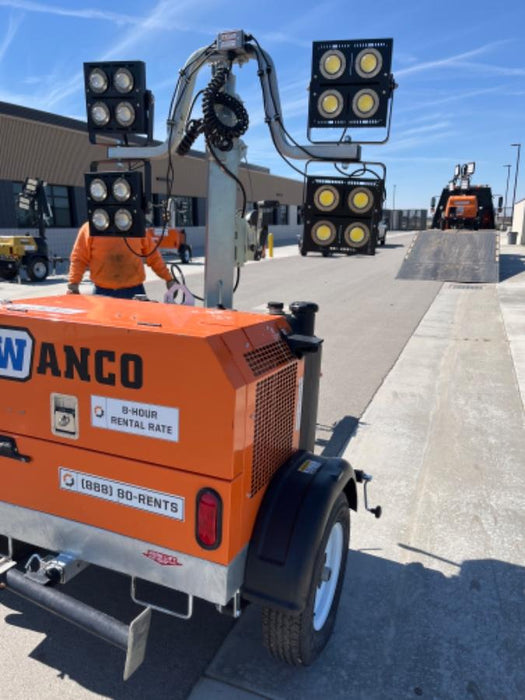 2024 Wanco WLTT-4MM4K Diesel, Deep Sea Controller, Shore Power Plug, Auto Start, (4) 350W LED Floodlights, 4kW Generator, 60 Gal Fuel Tank, 2" Ball, T3